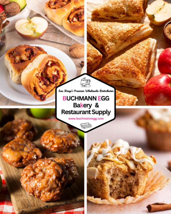 apple bakery products, fall bakery products, apple filling, apple desserts, fall bakery ideas, apple pastries, bakery ingredients