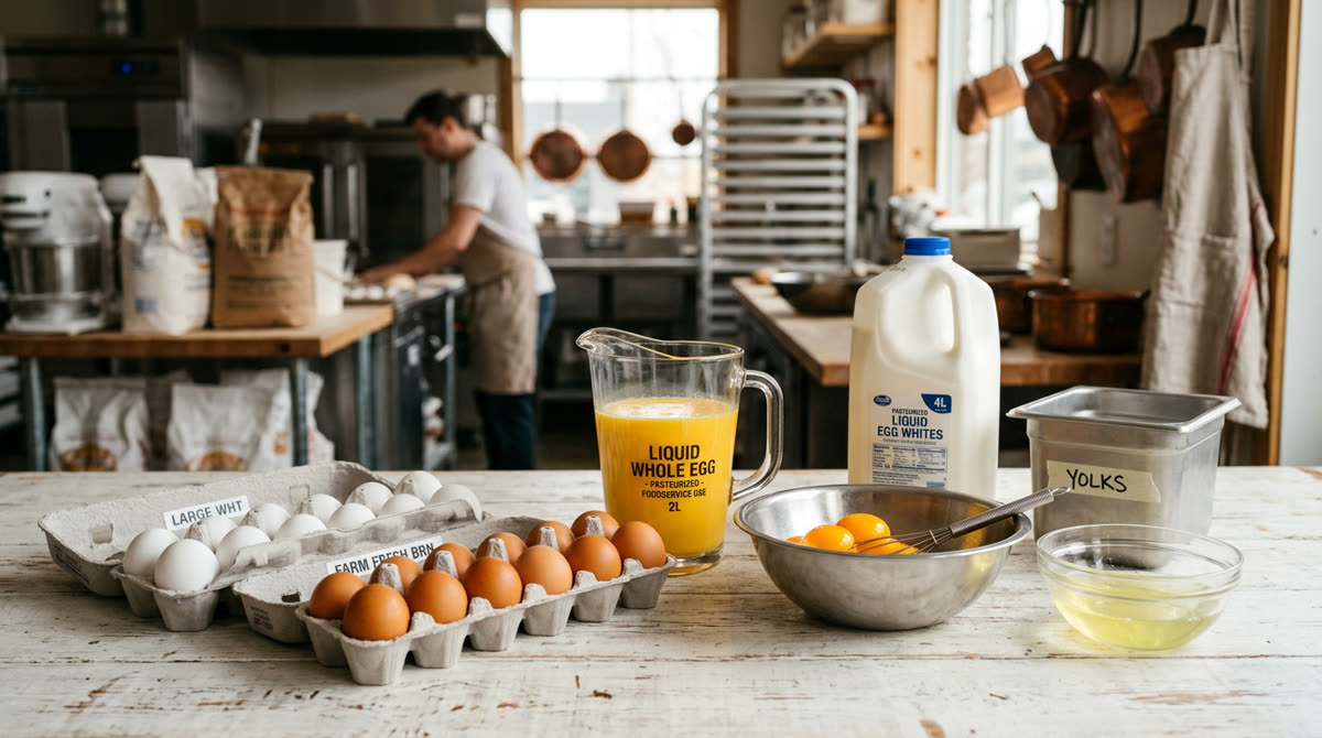 Liquid Egg Products for Bakeries and cafes in San Diego County