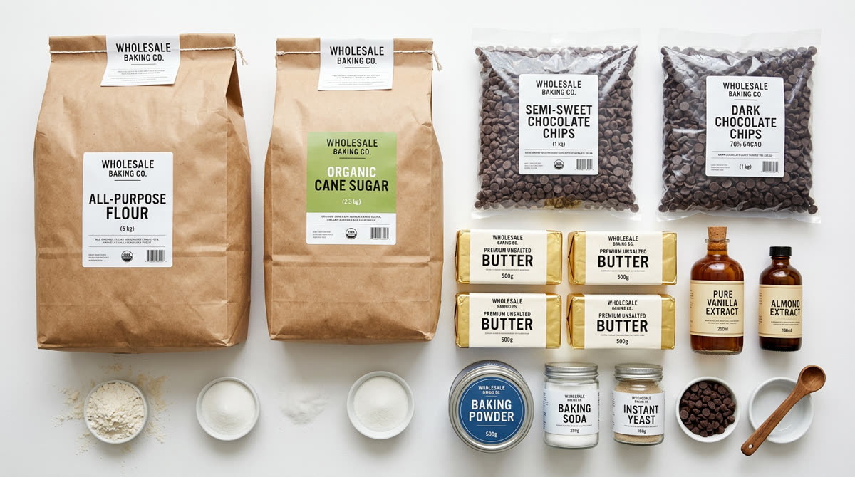 Wholesale Baking Ingredients for restaurants, bakeries and cafes in San Diego County